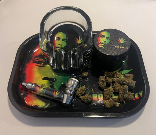 Smoking Kit - Ashtray, Rolling Tray, Grinder, Etc.